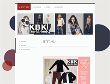 Tablet Screenshot of kbk.de